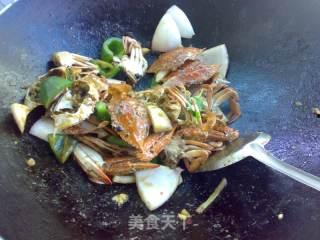 炒花蟹的做法视频,鲜美滋味，简单易学
